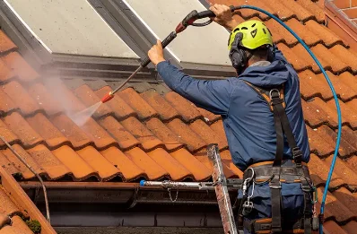 Démoussage et hydrofuge de toiture à Larchamp